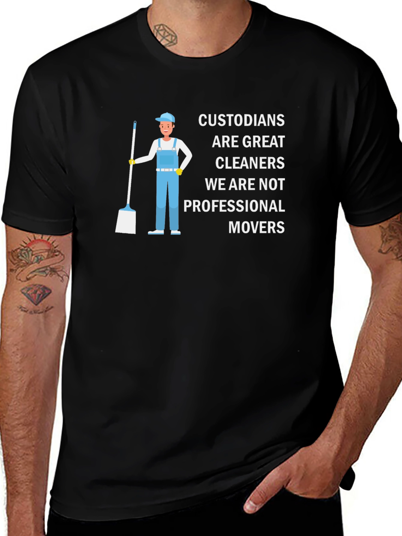 Custodian Cleaning Crew T-Shirt