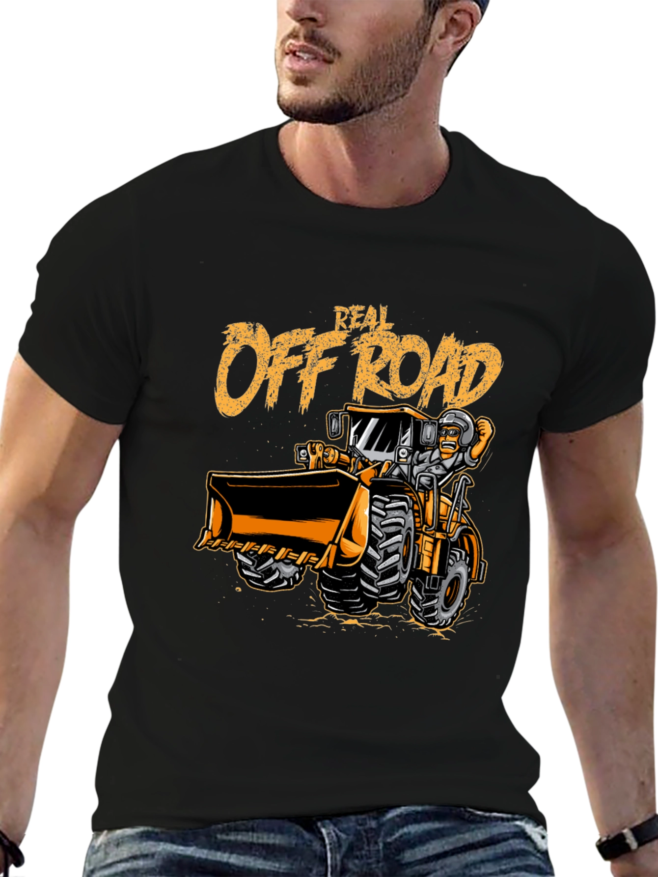 Real Off Road Black T-Shirt
