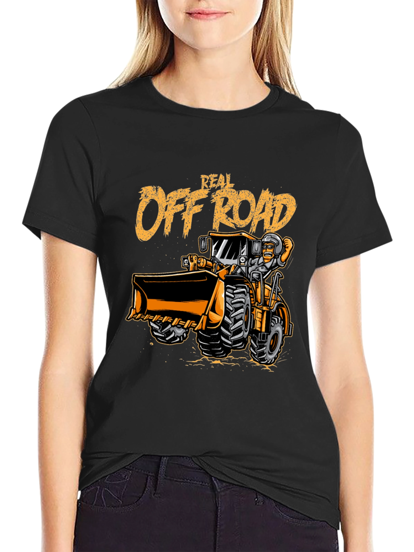 Real Off Road Black T-Shirt