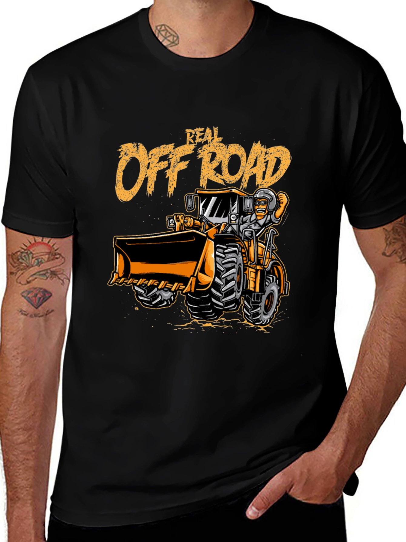 Real Off Road Black T-Shirt