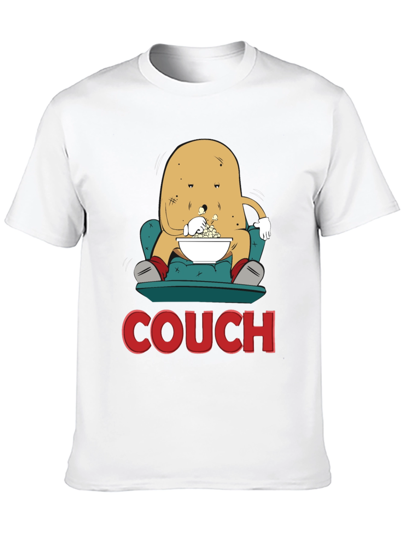 Potato Couch T-Shirt - Funny Lazy Spud Tee