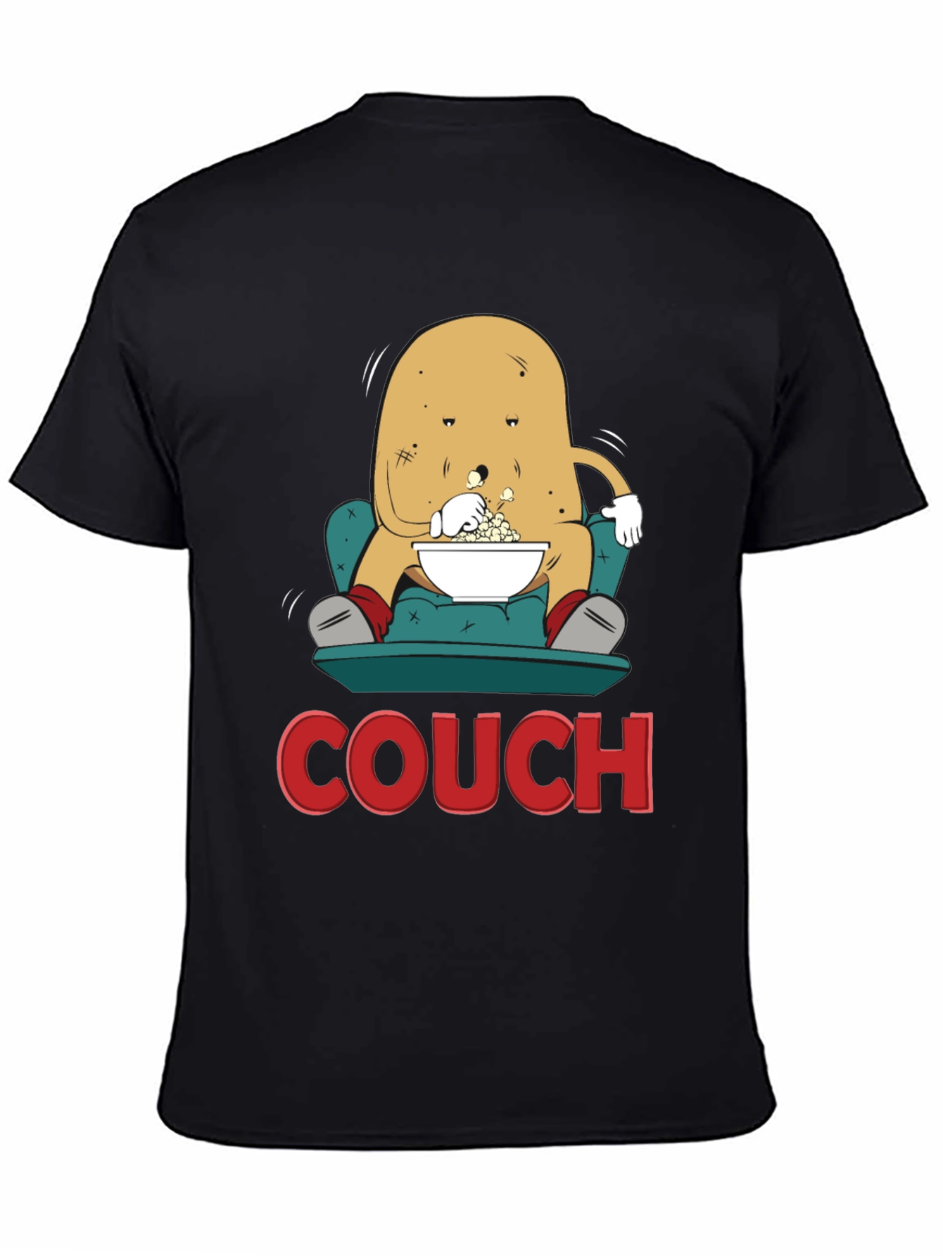 Potato Couch T-Shirt - Funny Lazy Spud Tee