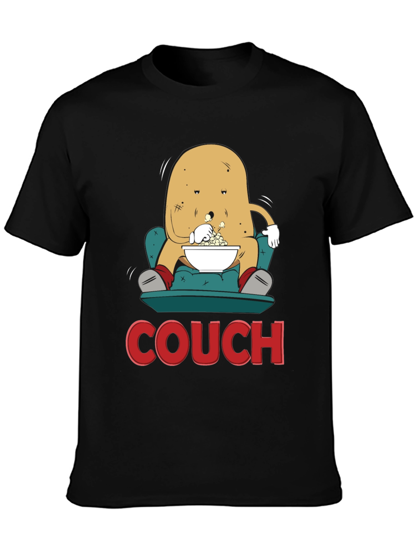 Potato Couch T-Shirt - Funny Lazy Spud Tee