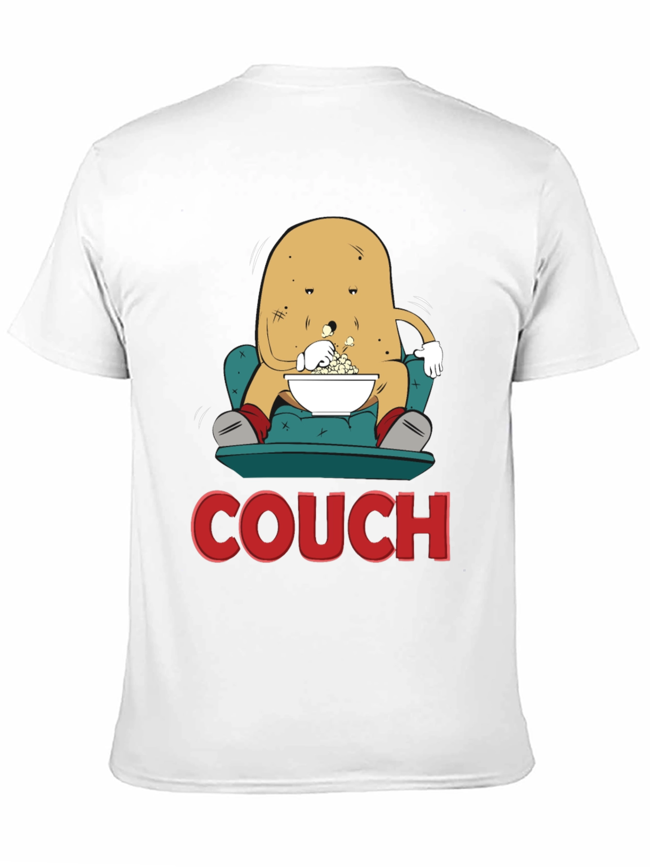 Potato Couch T-Shirt - Funny Lazy Spud Tee