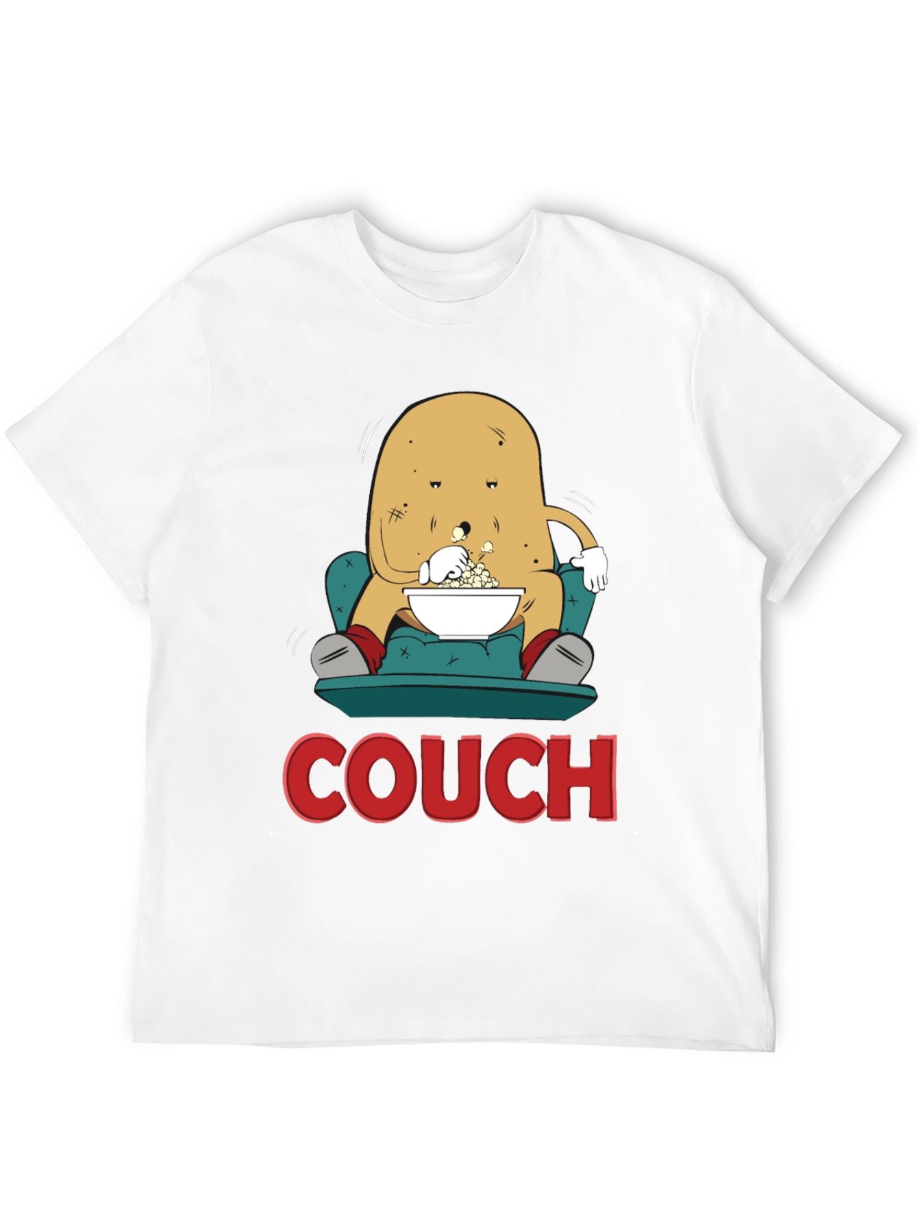 Potato Couch T-Shirt - Funny Lazy Spud Tee