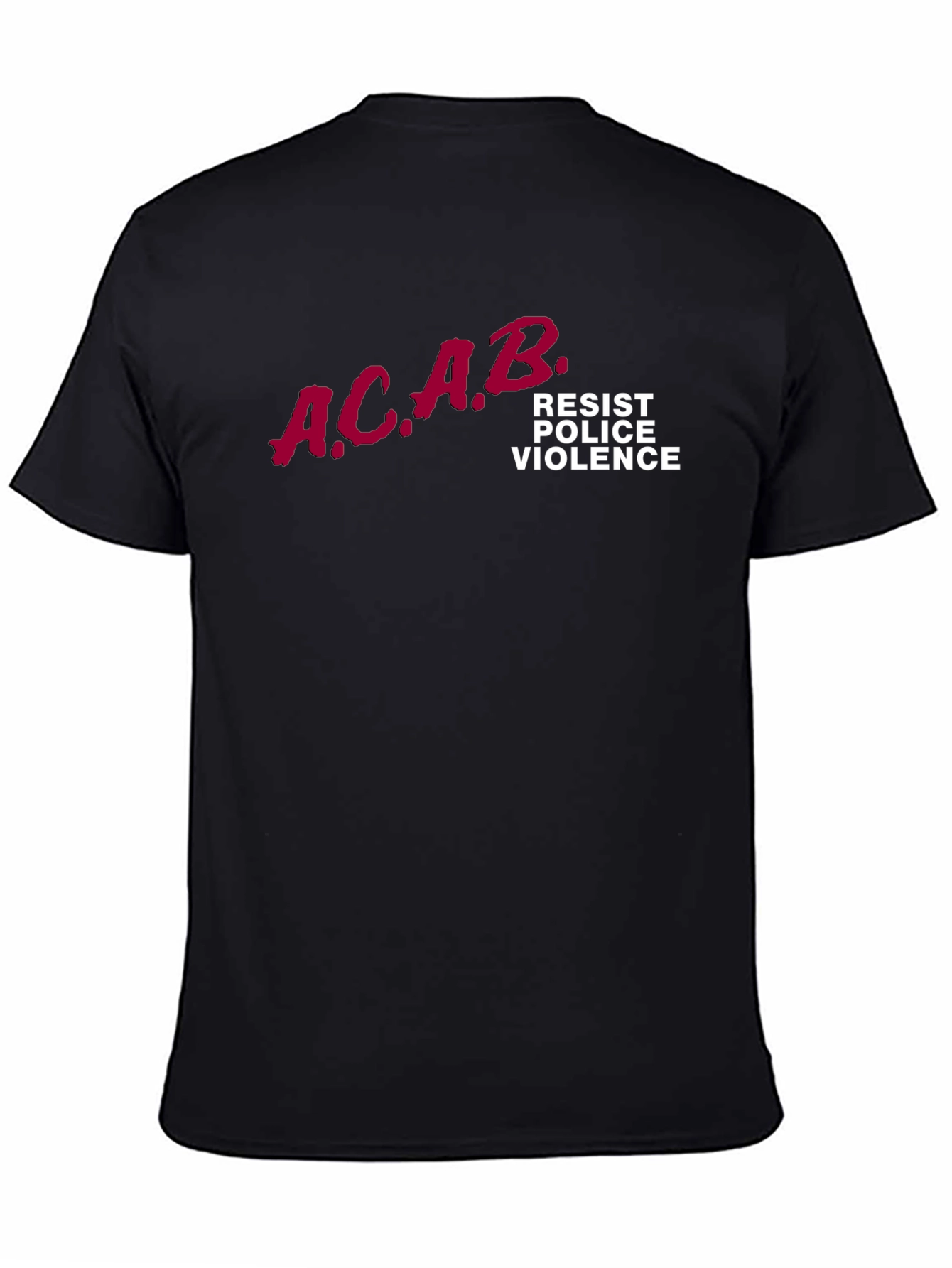 ACAB Resist Police Violence Graphic T-Shirt