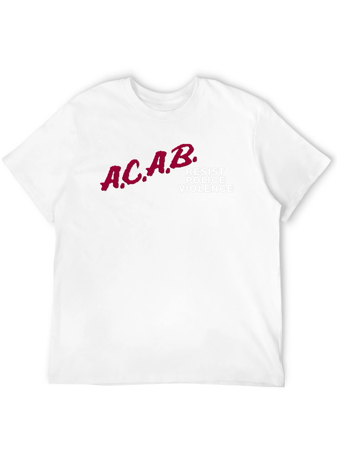 ACAB Resist Police Violence Graphic T-Shirt