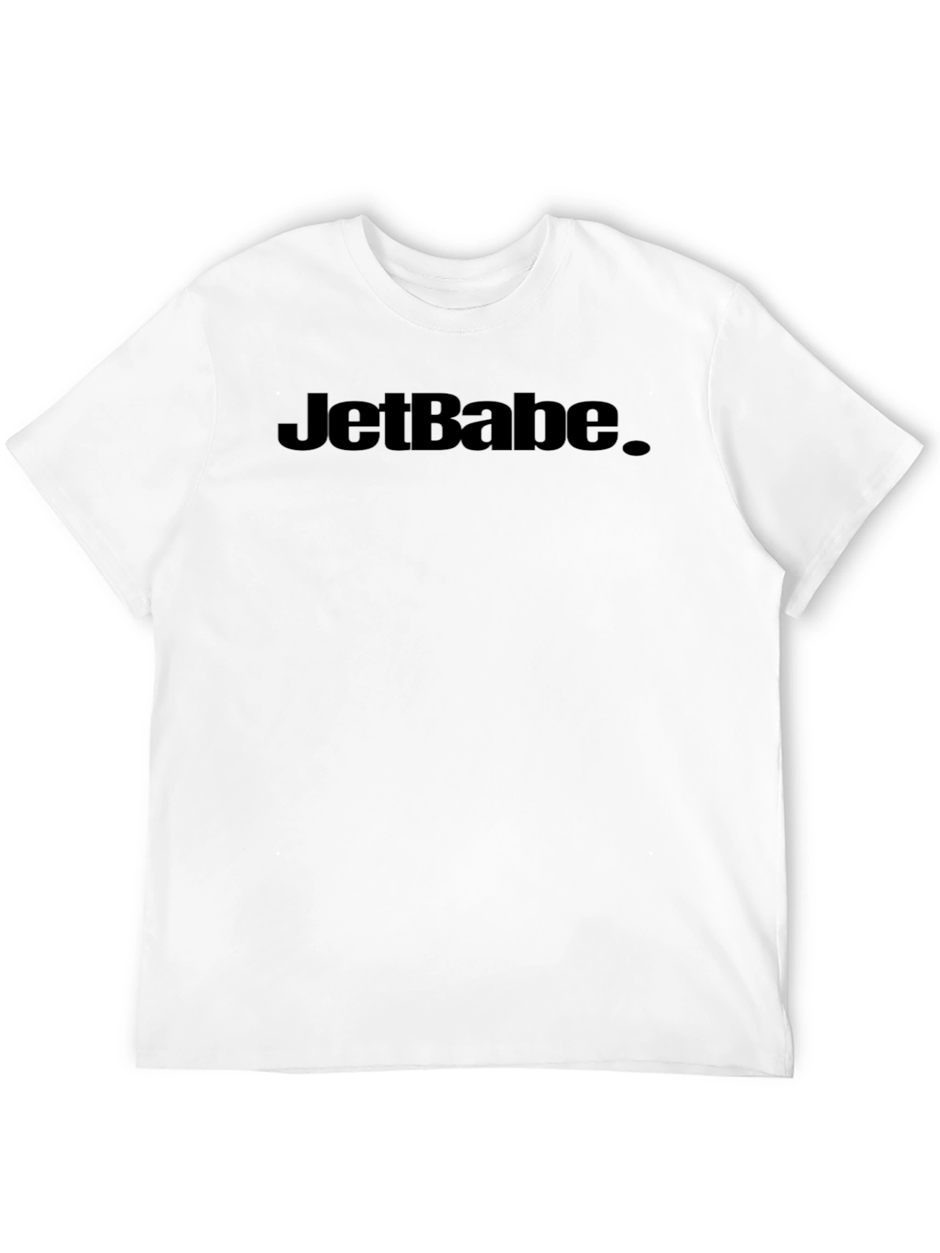 JetBabe Black T-Shirt - Stylish Graphic Tee