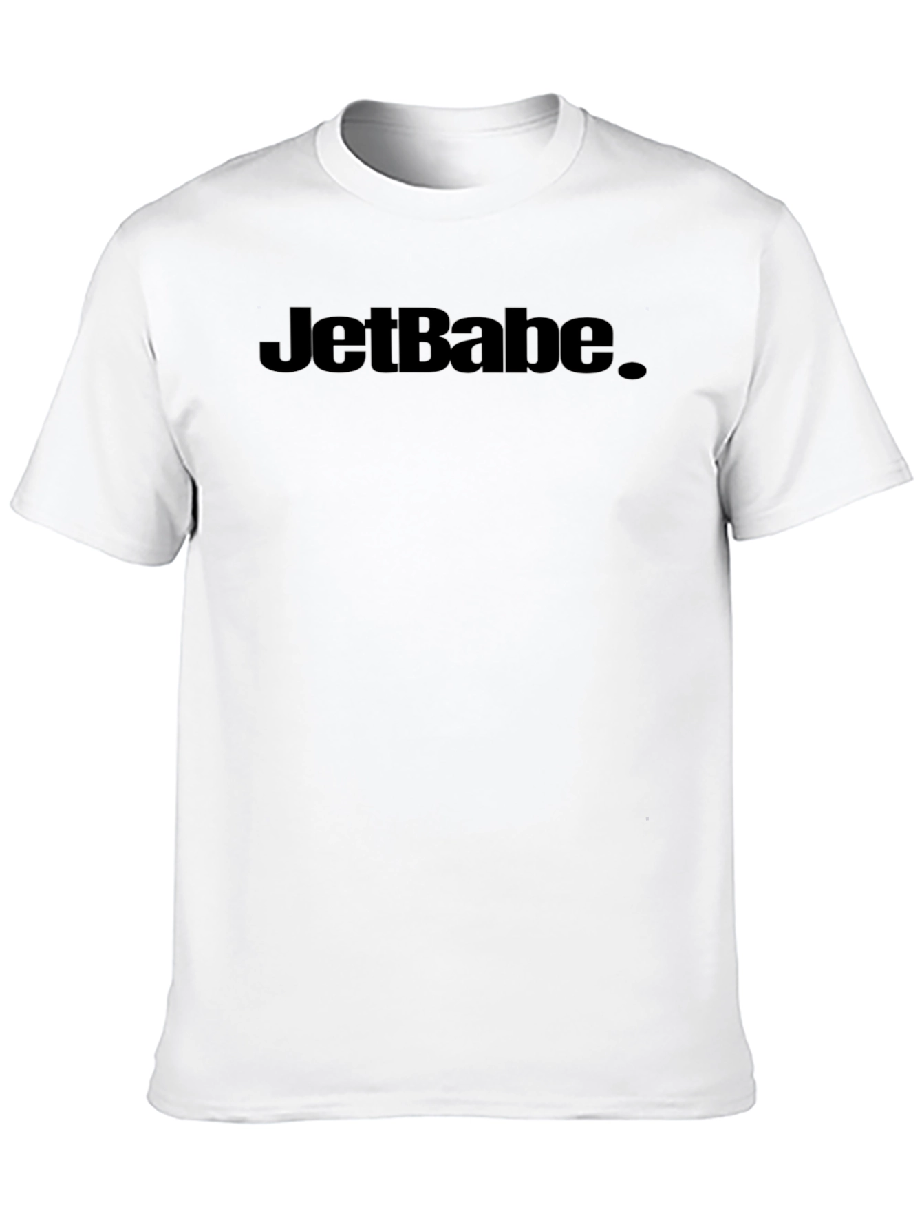 JetBabe Black T-Shirt - Stylish Graphic Tee