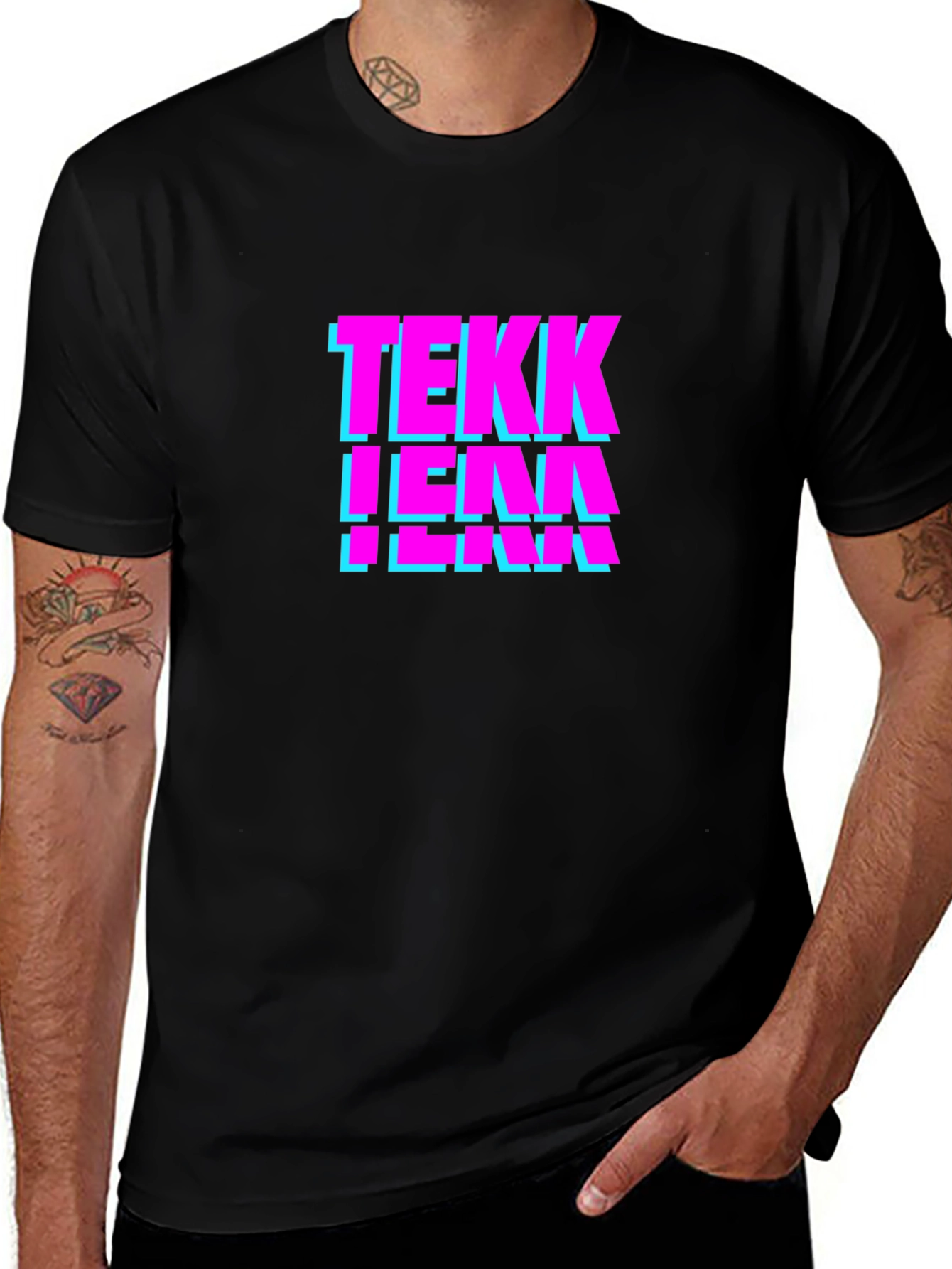Tekk Tee: Retro Style Graphic T-Shirt