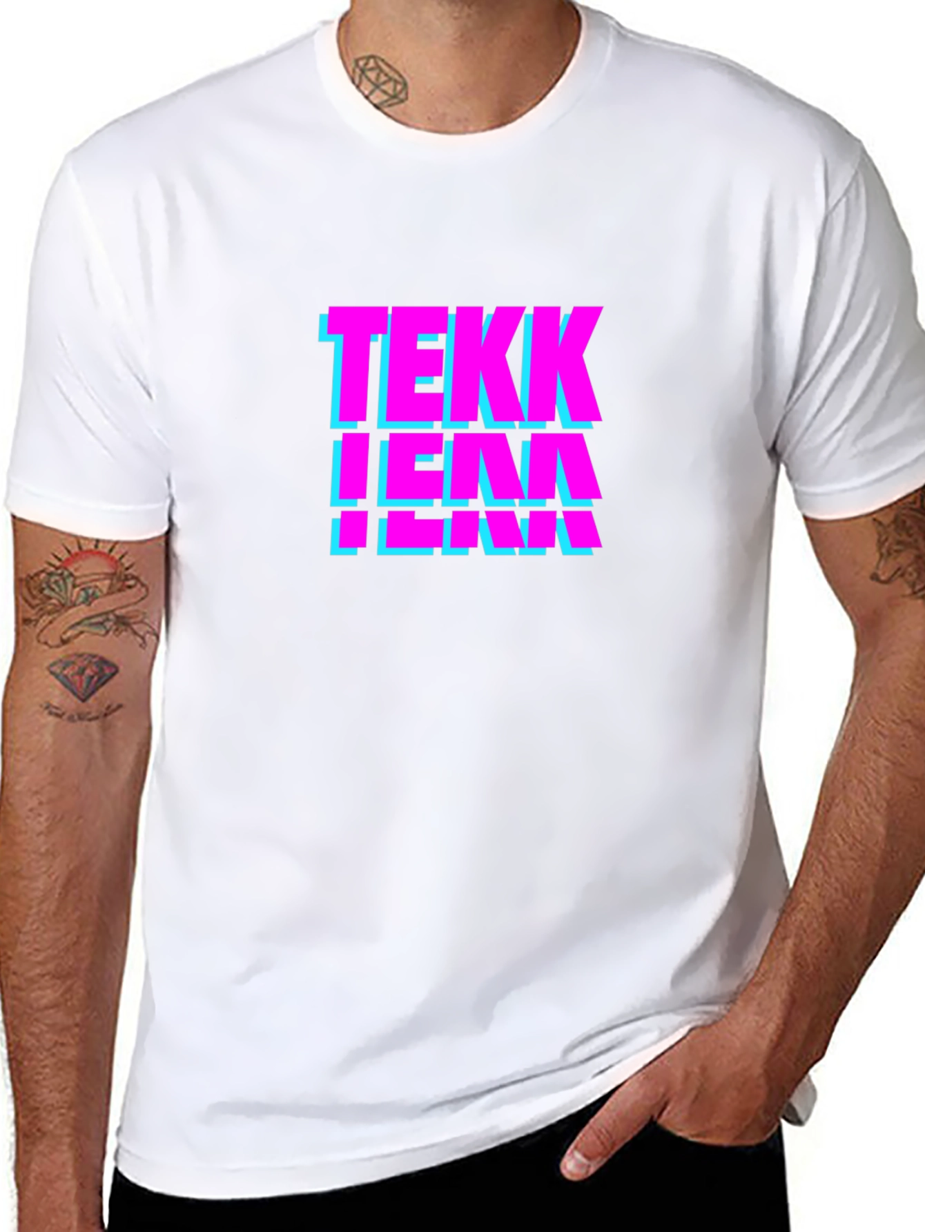 Tekk Tee: Retro Style Graphic T-Shirt