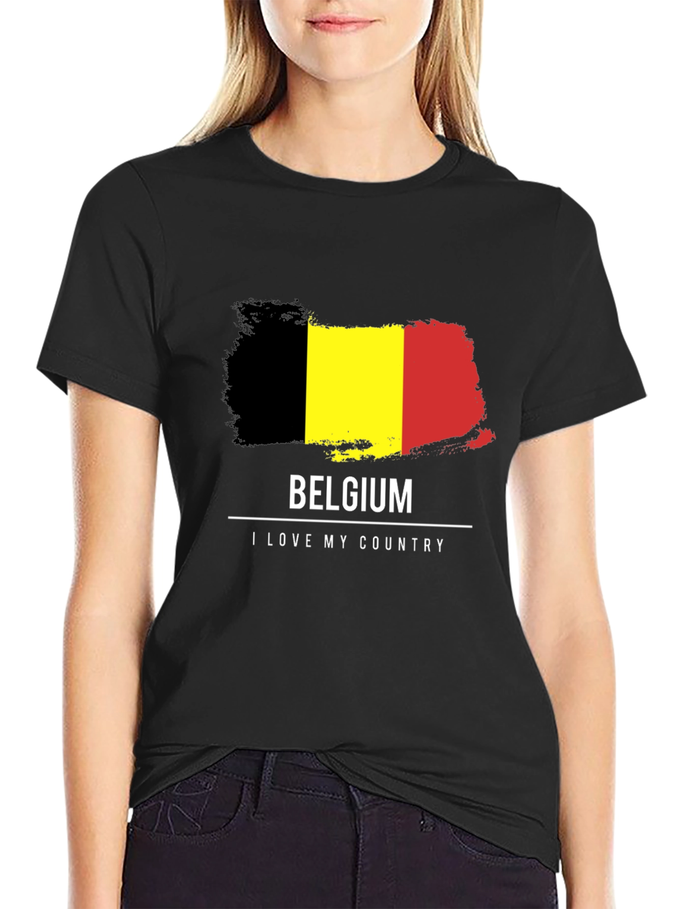 Belgium Flag T-Shirt - I Love My Country Tee