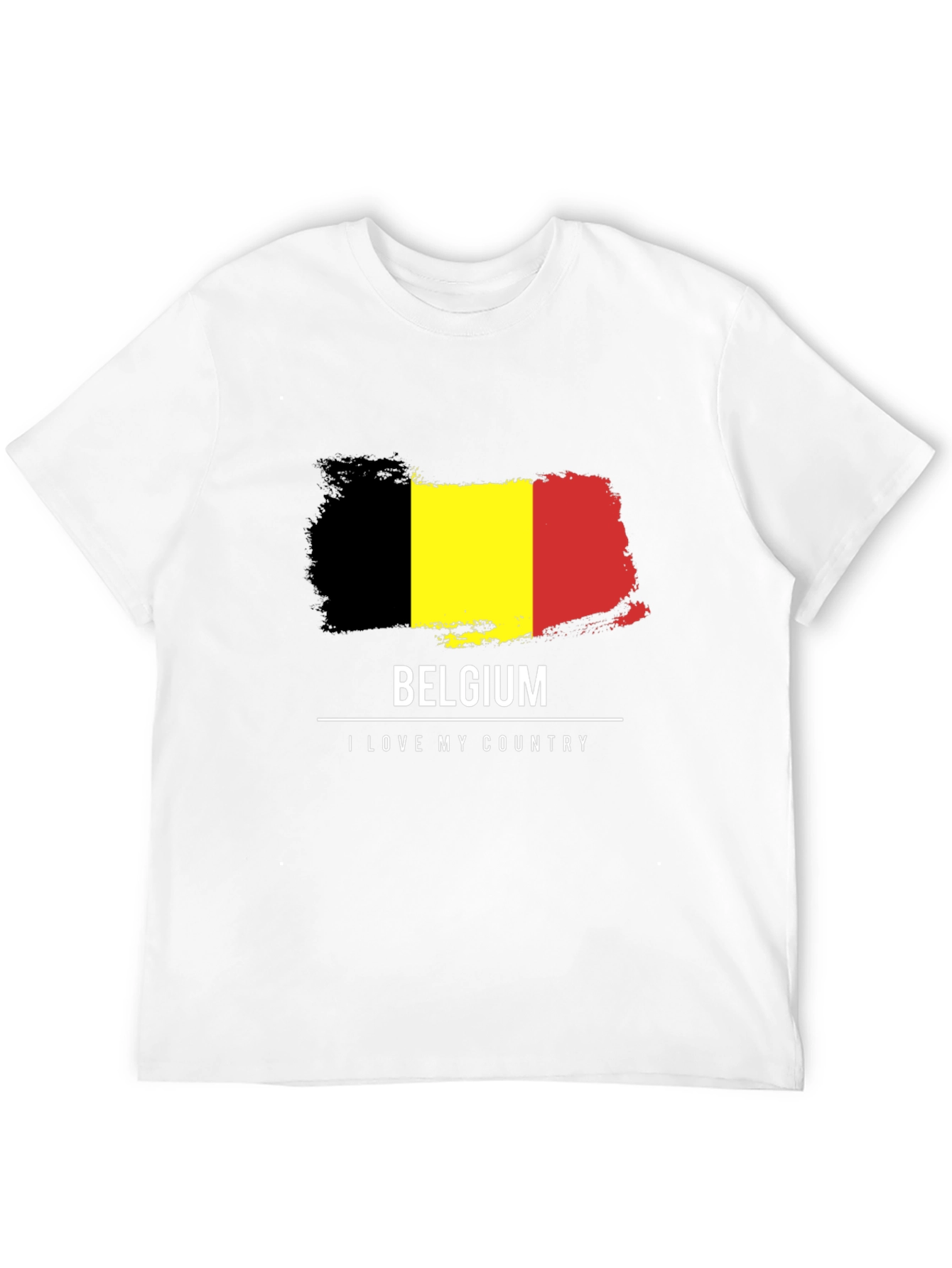Belgium Flag T-Shirt - I Love My Country Tee