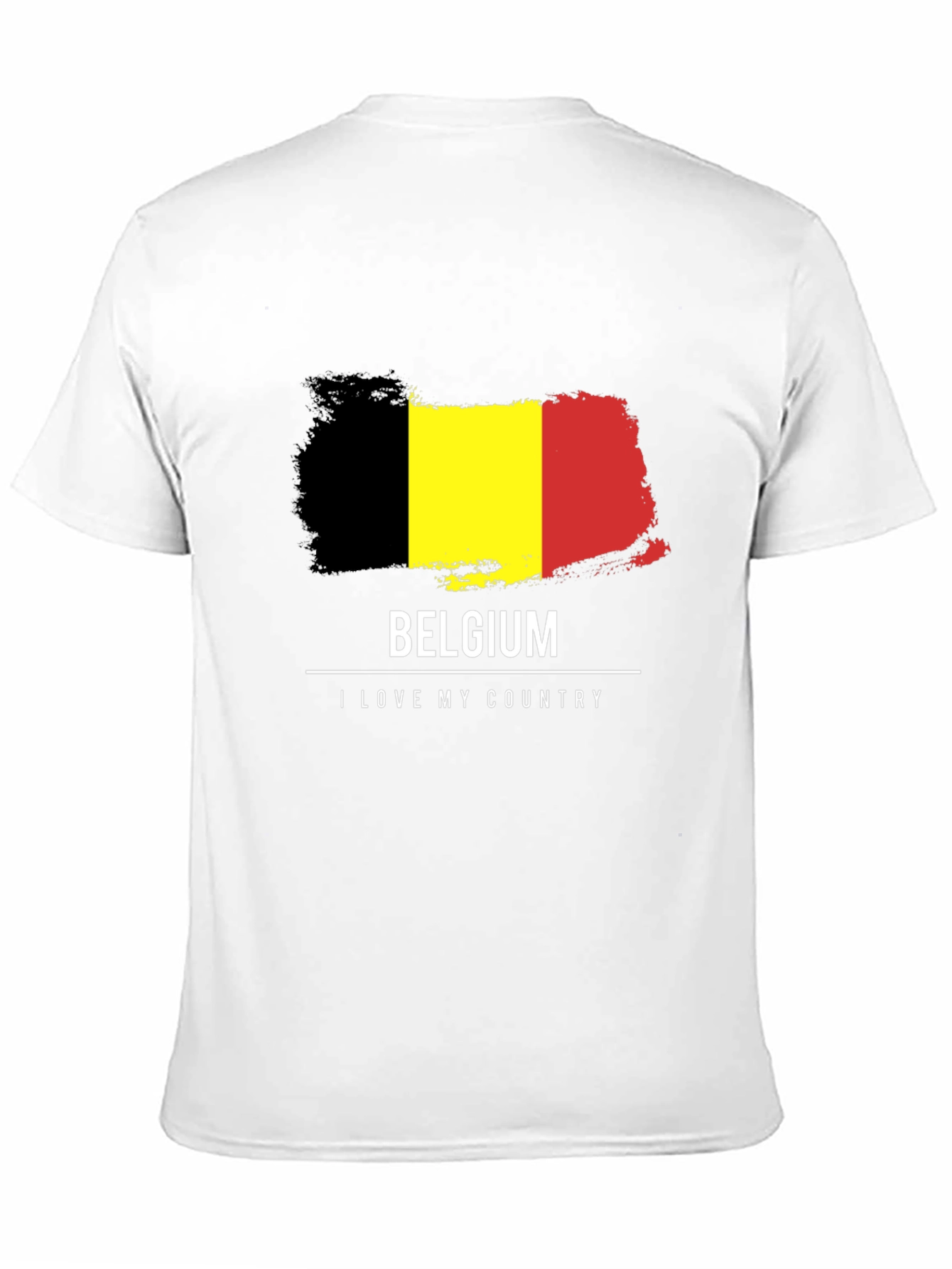 Belgium Flag T-Shirt - I Love My Country Tee