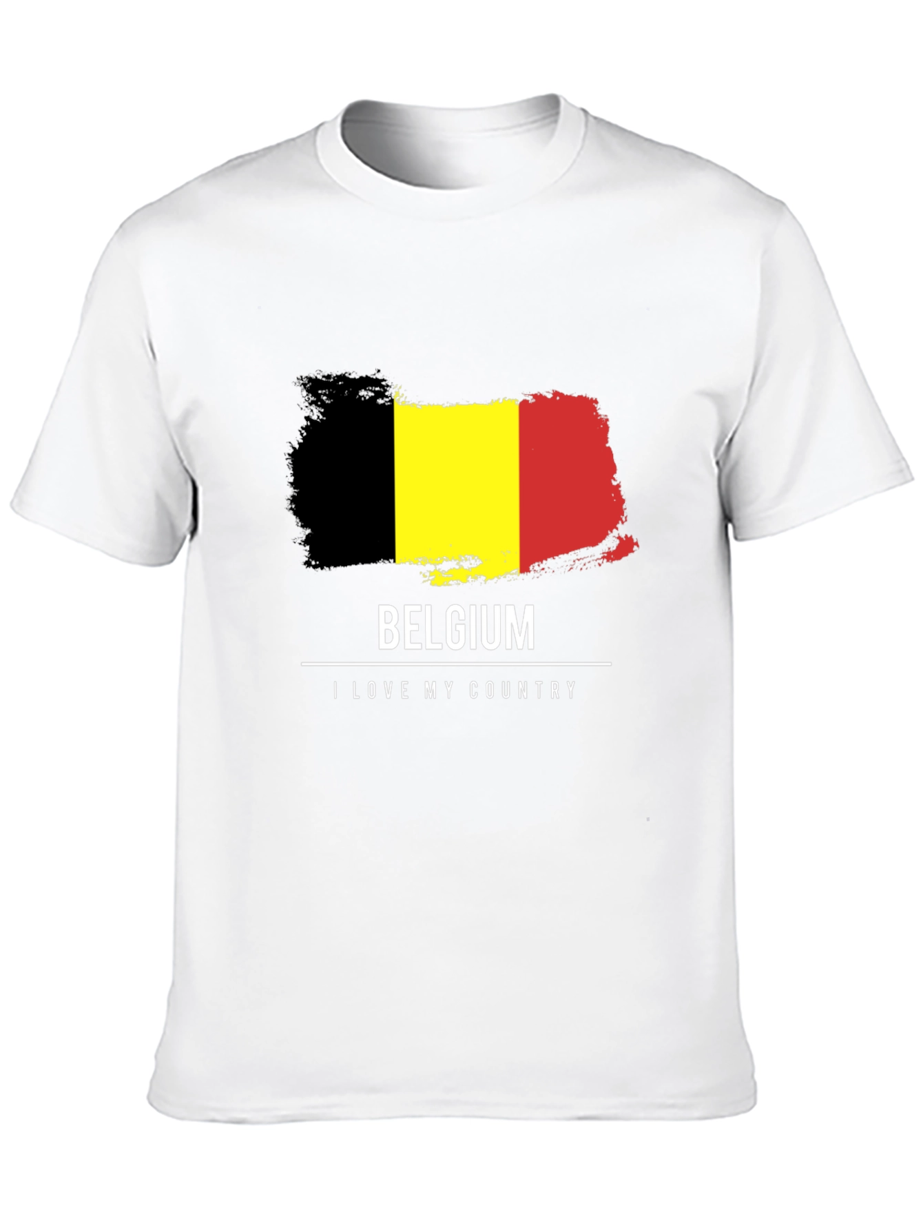 Belgium Flag T-Shirt - I Love My Country Tee