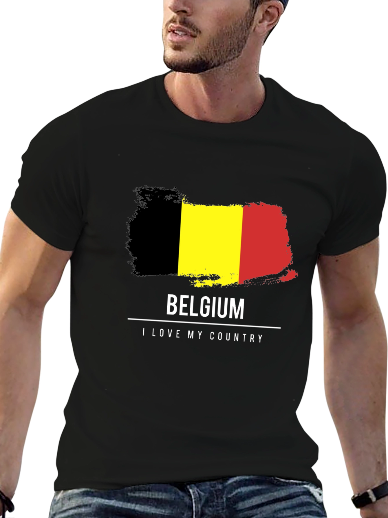 Belgium Flag T-Shirt - I Love My Country Tee