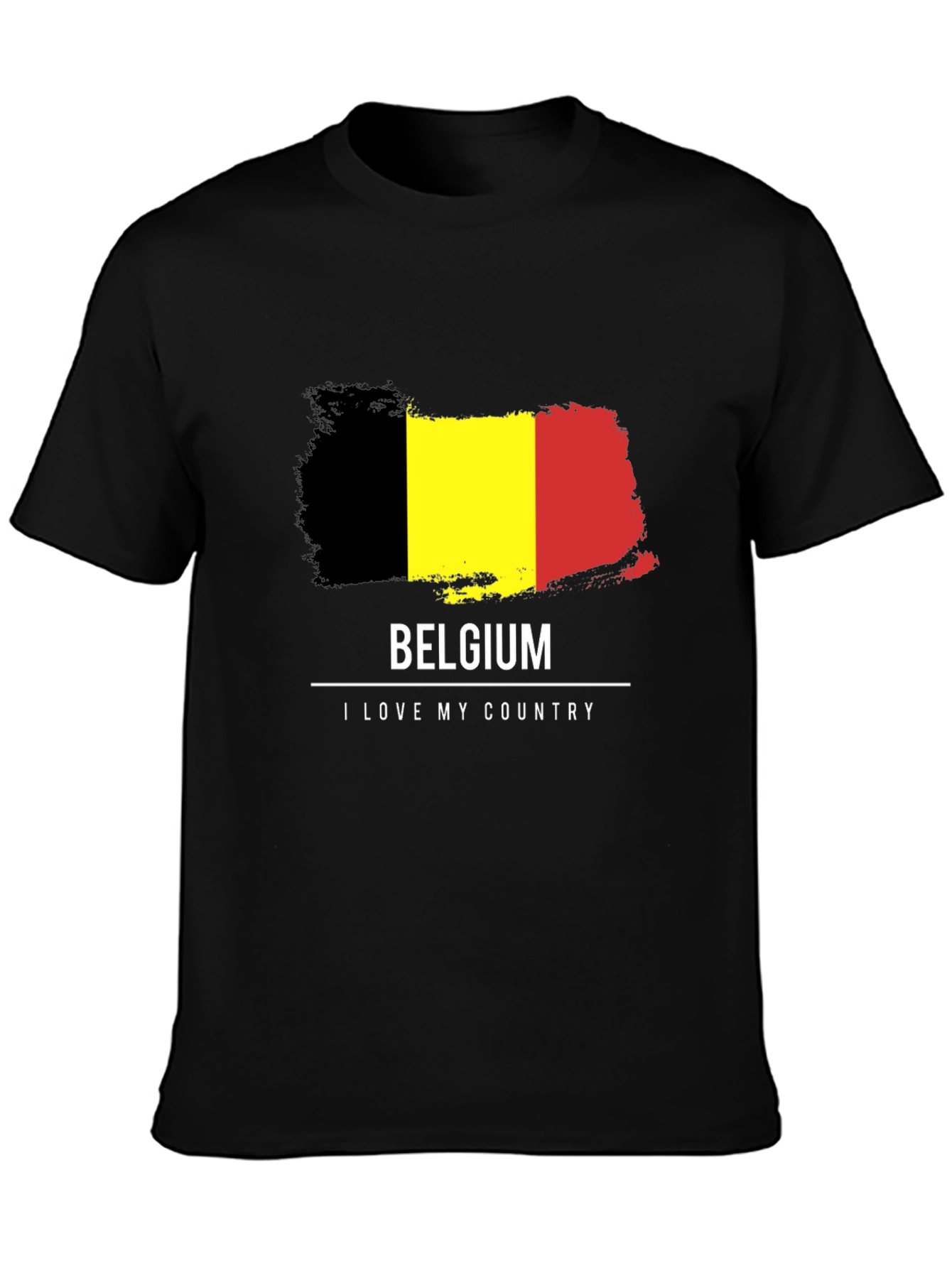 Belgium Flag T-Shirt - I Love My Country Tee