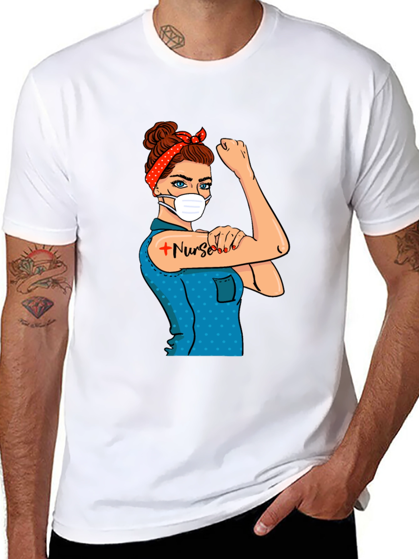 Nurse Rosie the Riveter T-Shirt