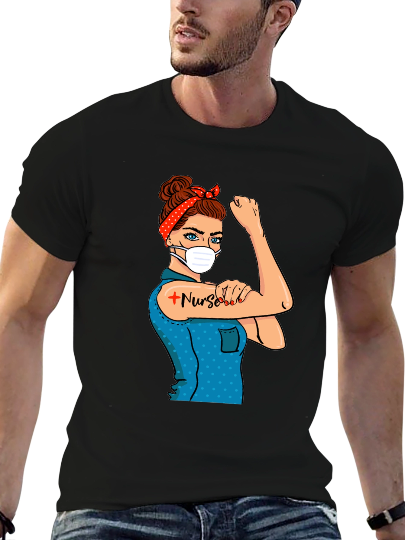 Nurse Rosie the Riveter T-Shirt