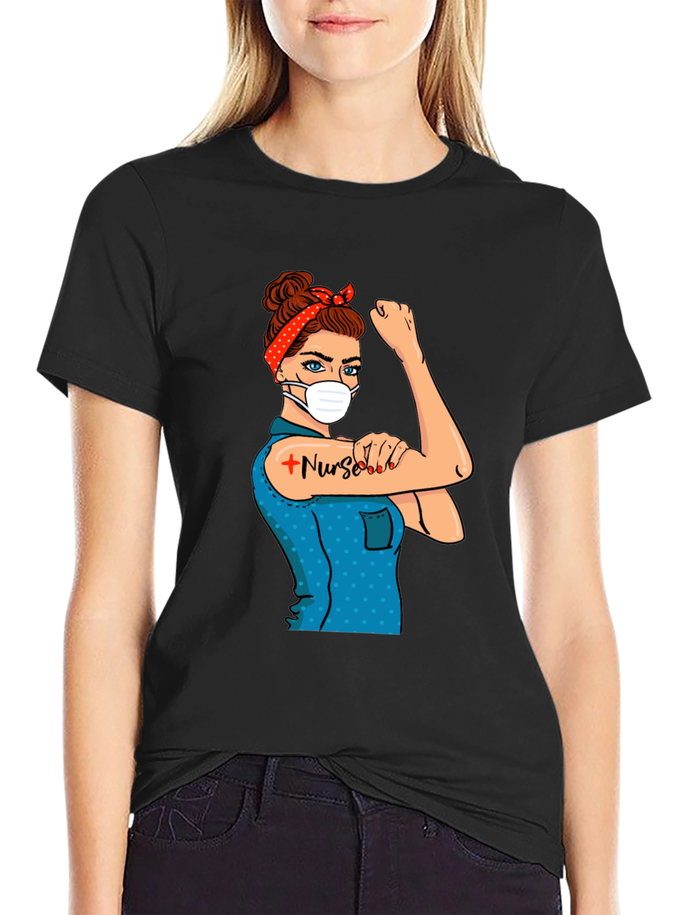 Nurse Rosie the Riveter T-Shirt