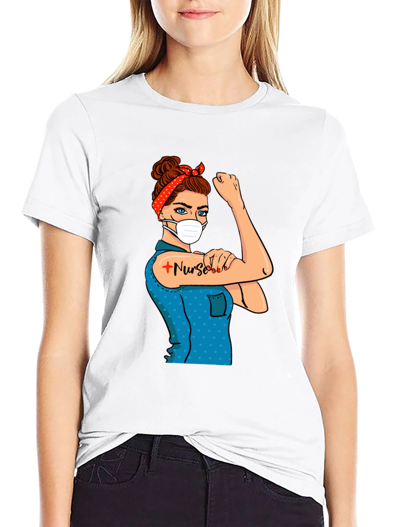 Nurse Rosie the Riveter T-Shirt