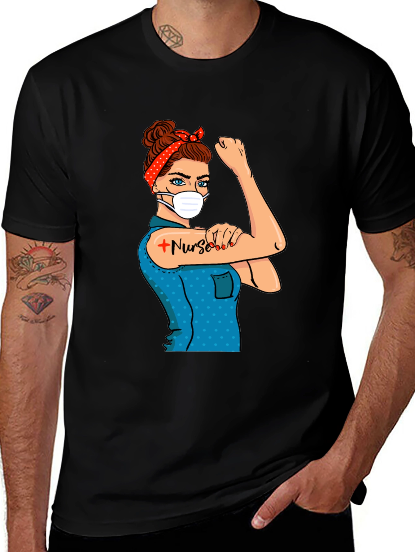 Nurse Rosie the Riveter T-Shirt