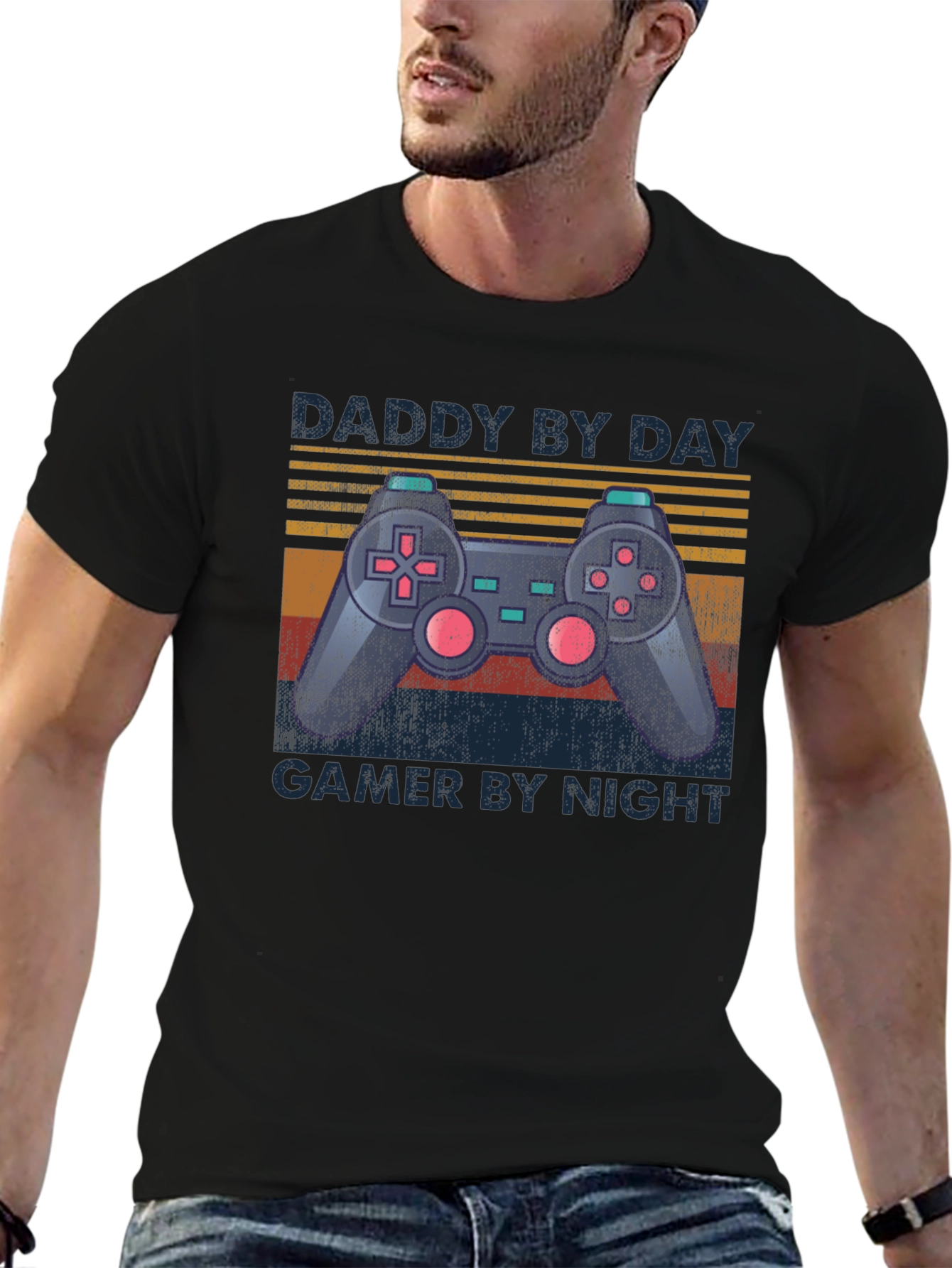 Daddy By Day Gamer By Night T-Shirt