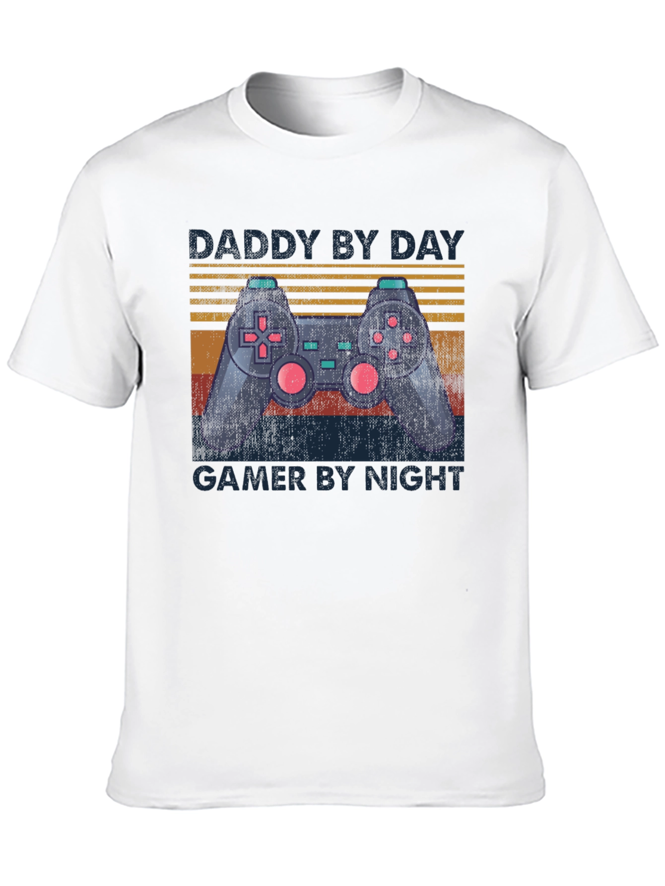 Daddy By Day Gamer By Night T-Shirt