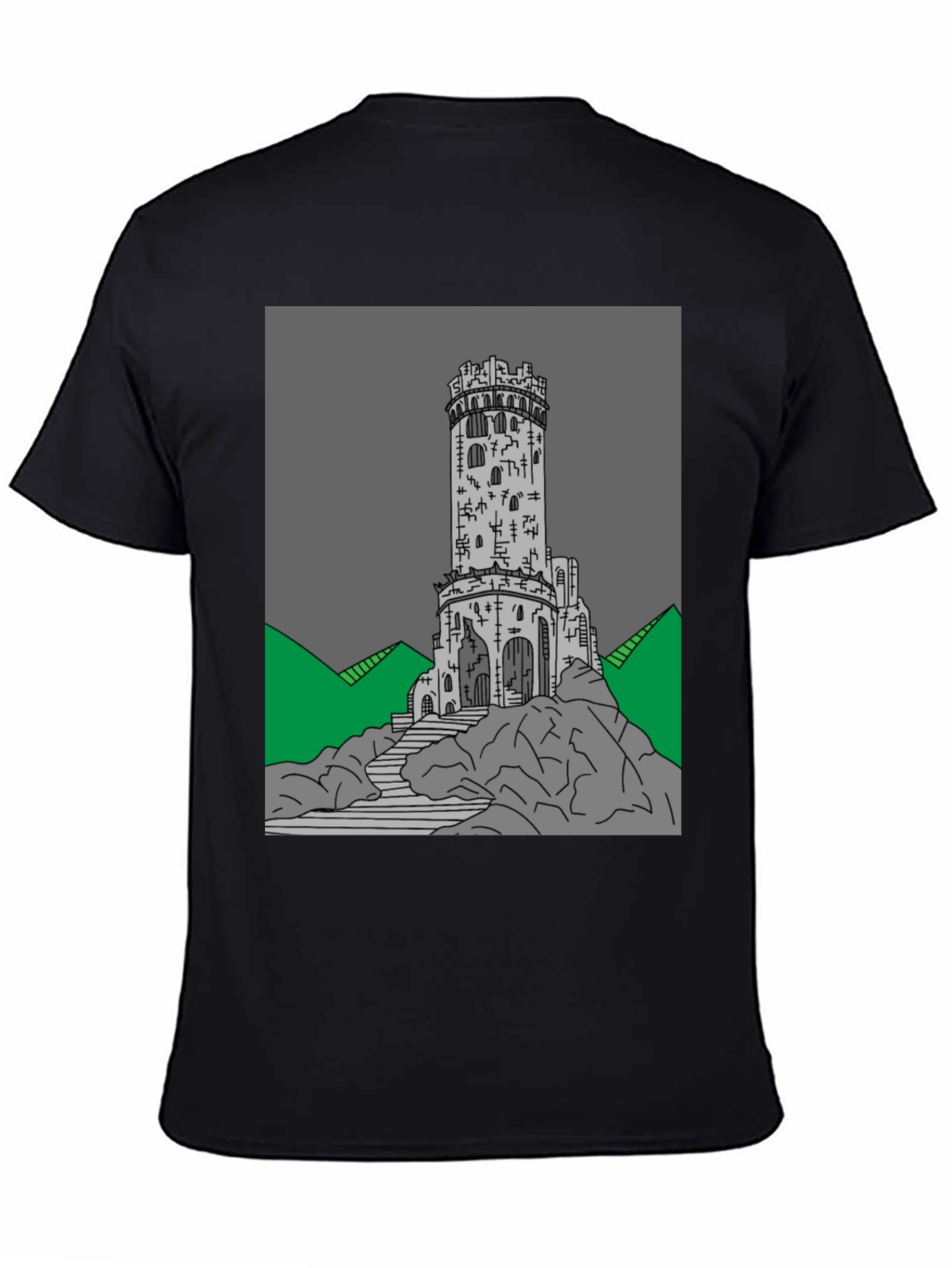 Tower Graphic Tee - Unique Design