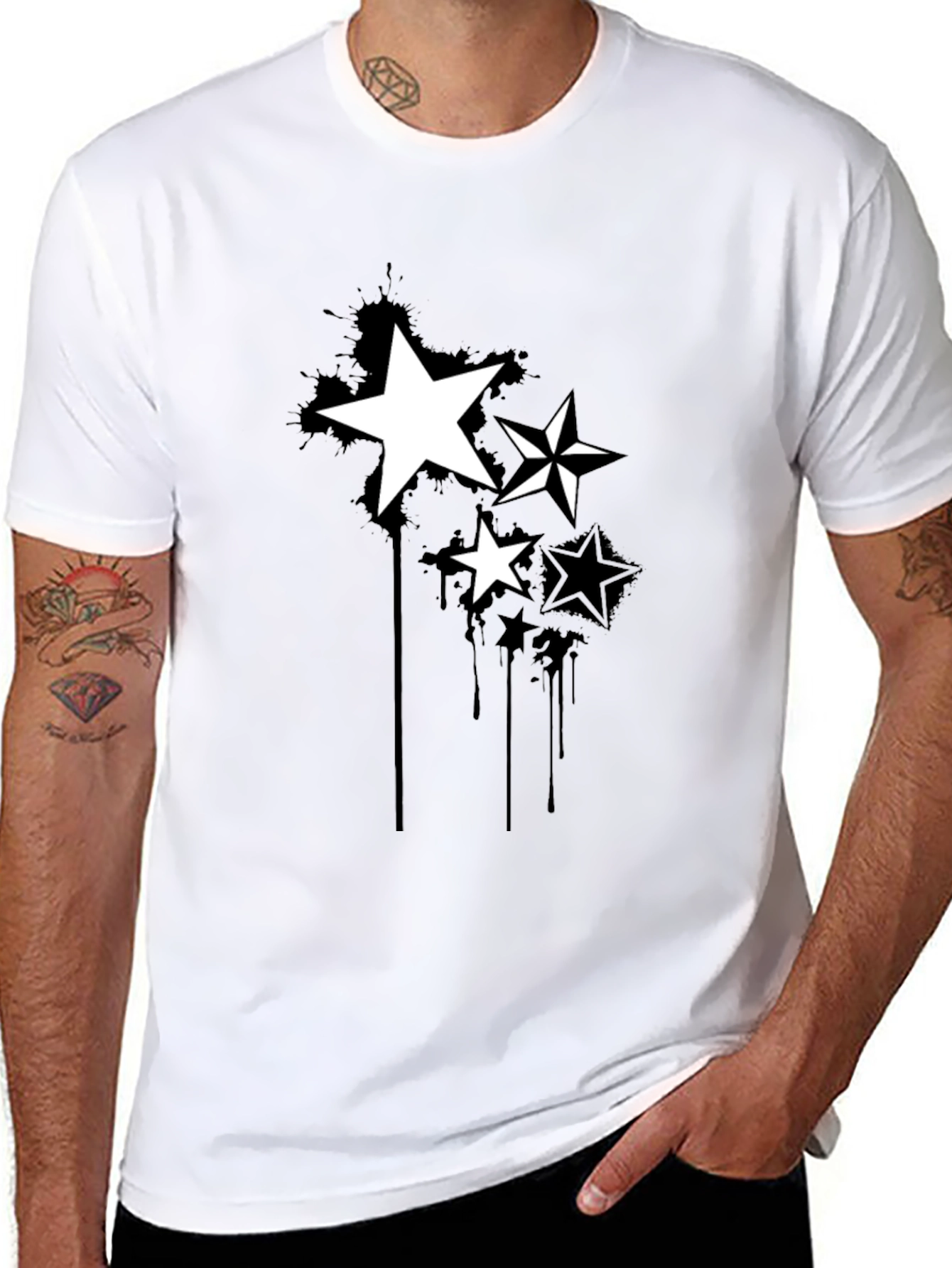 Starry Ink Black T-Shirt