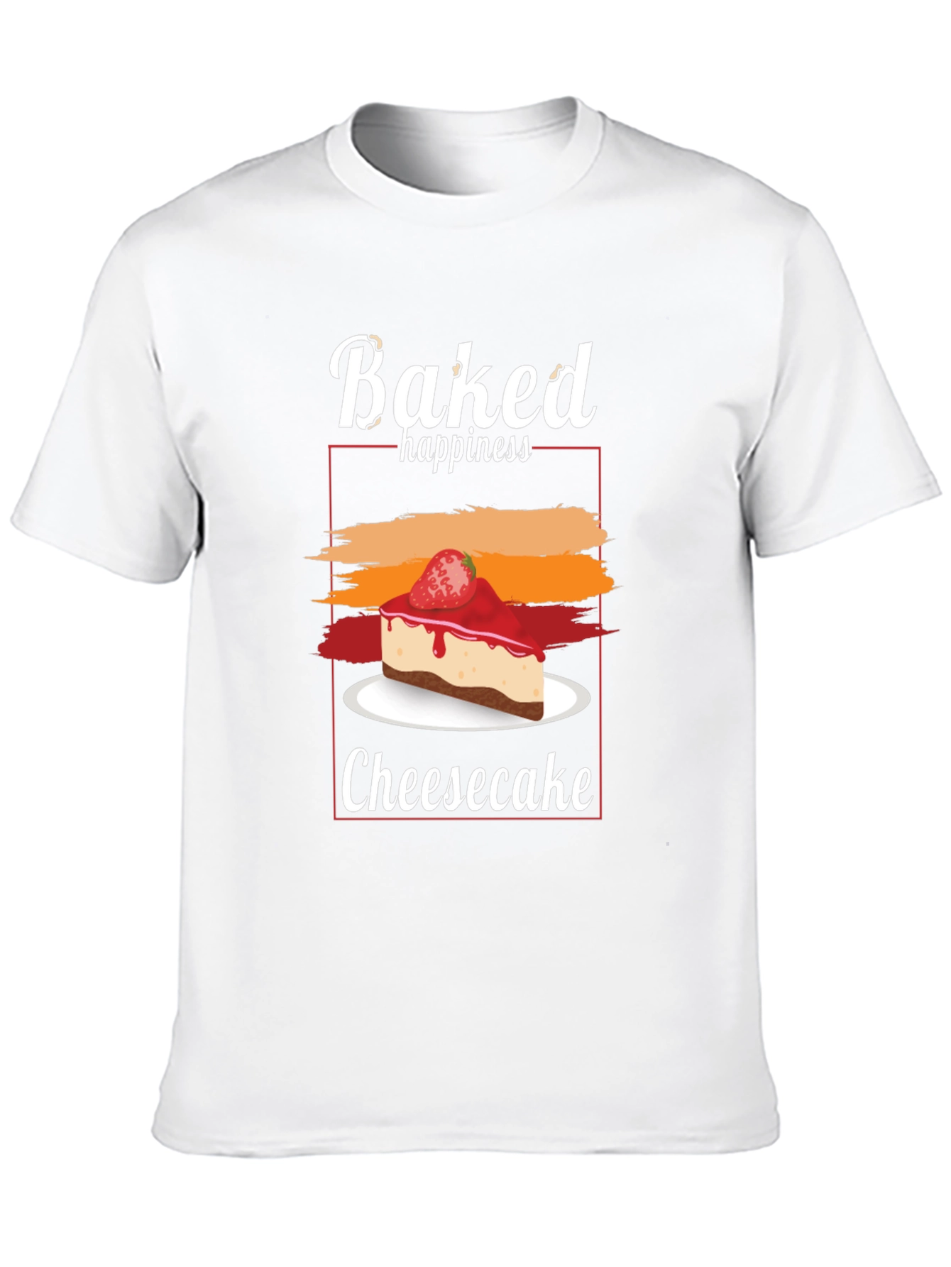 Baked Happiness Cheesecake Graphic T-Shirt