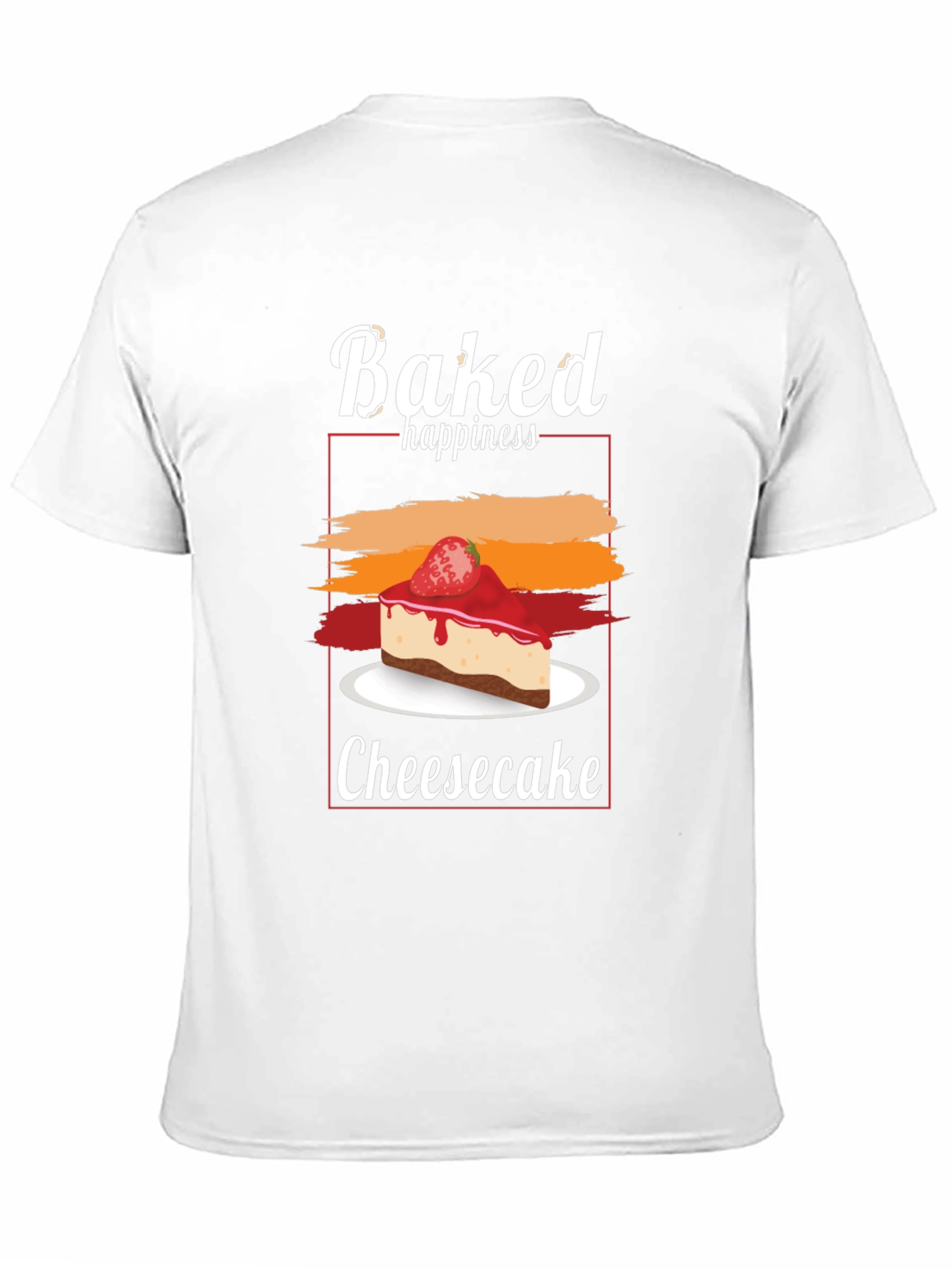 Baked Happiness Cheesecake Graphic T-Shirt