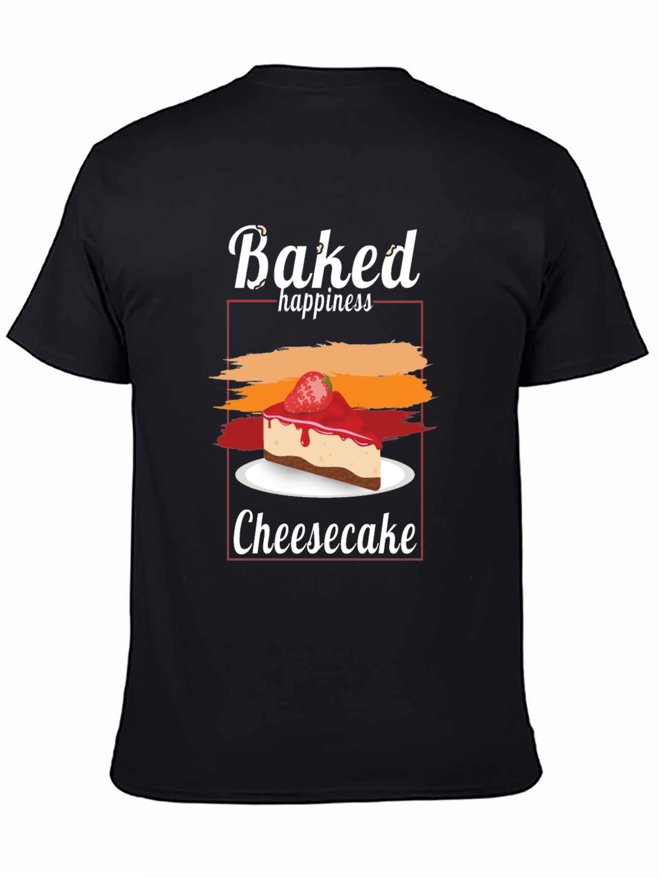 Baked Happiness Cheesecake Graphic T-Shirt