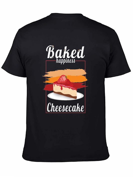 Baked Happiness Cheesecake Graphic T-Shirt