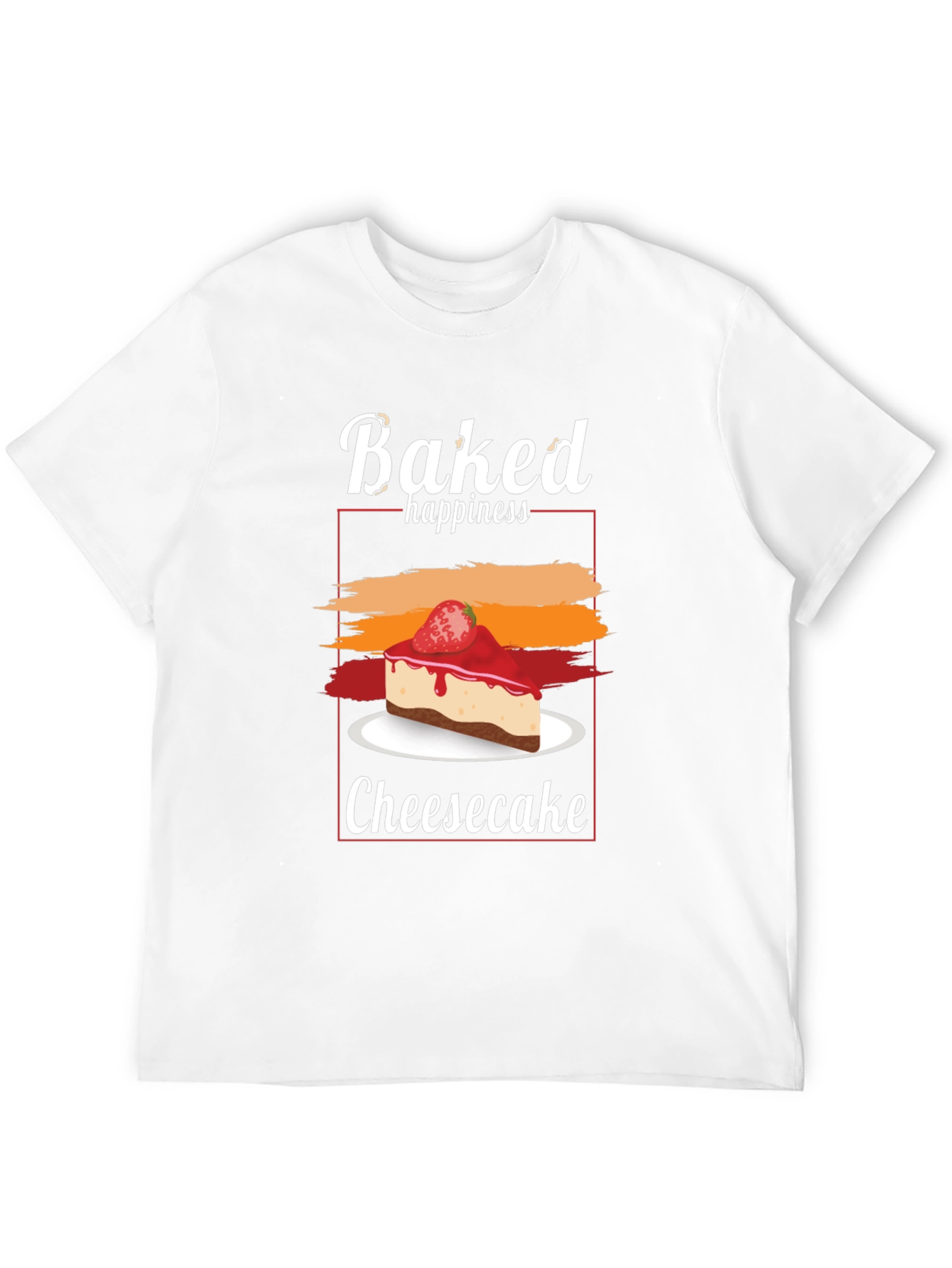 Baked Happiness Cheesecake Graphic T-Shirt