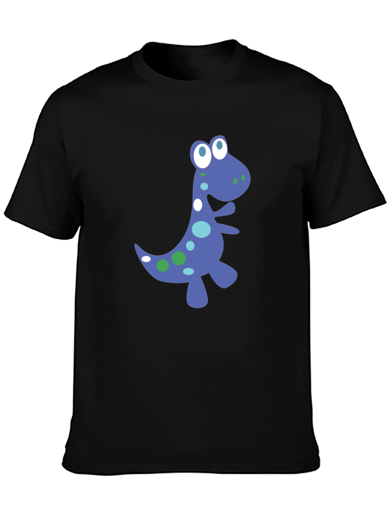 Dino Graphic Tee - Fun Black T-Shirt