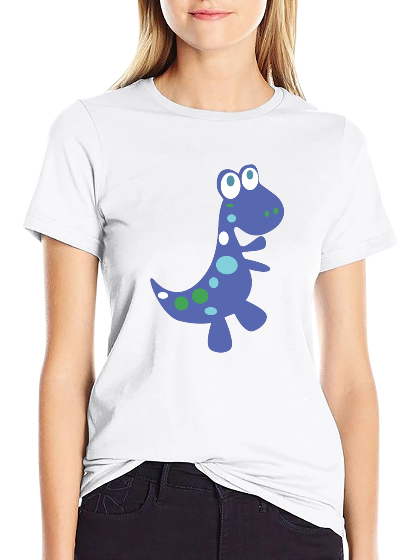 Dino Graphic Tee - Fun Black T-Shirt