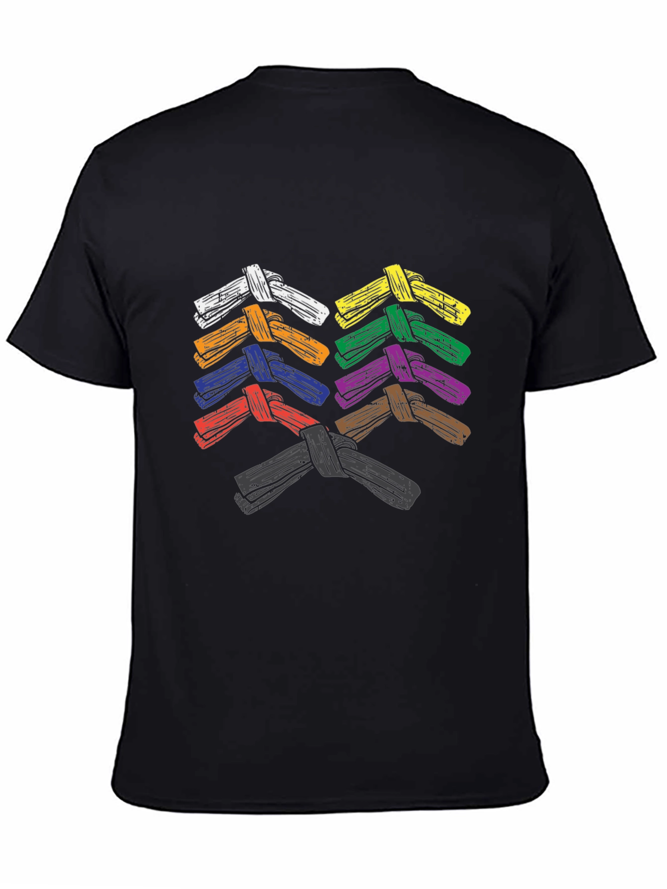 BJJ Belts T-Shirt Brazilian Jiu-Jitsu Martial Arts Tee