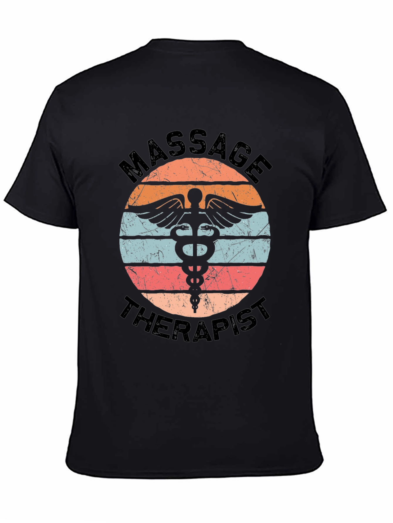 Massage Therapist Retro Style T-Shirt