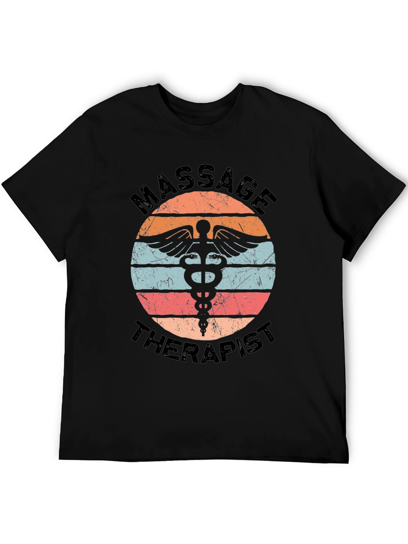 Massage Therapist Retro Style T-Shirt
