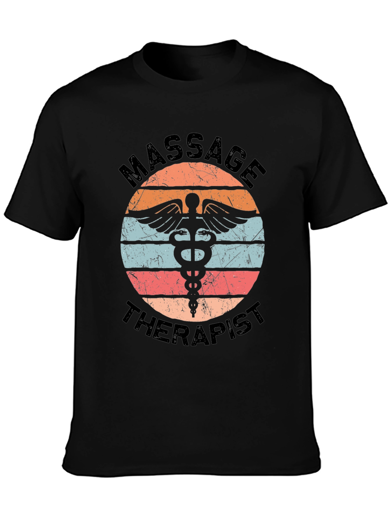 Massage Therapist Retro Style T-Shirt