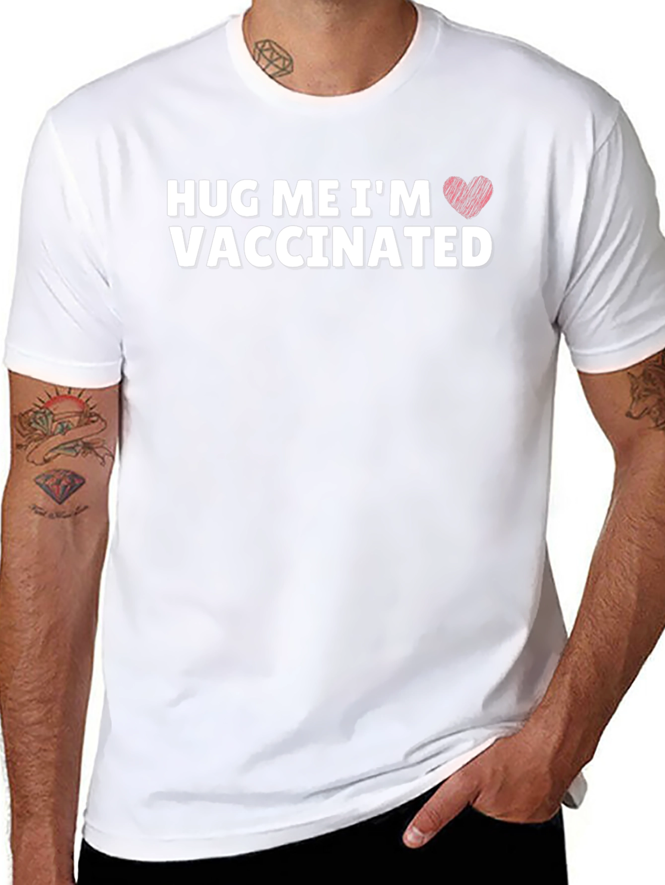 Hug Me Im Vaccinated T-Shirt