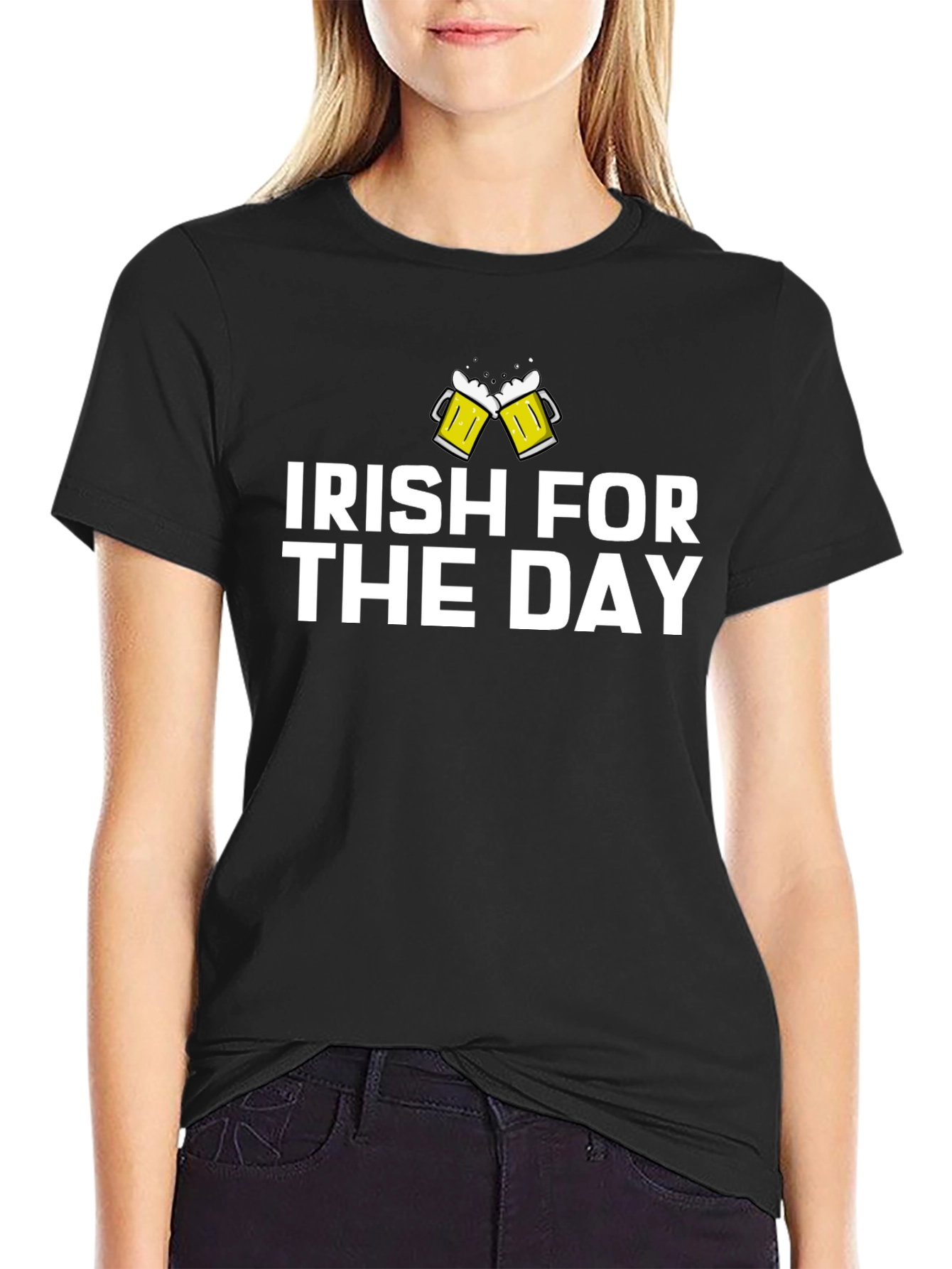 Irish For The Day Black T-Shirt