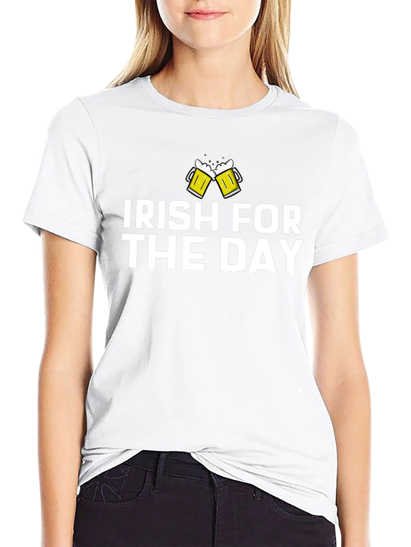 Irish For The Day Black T-Shirt