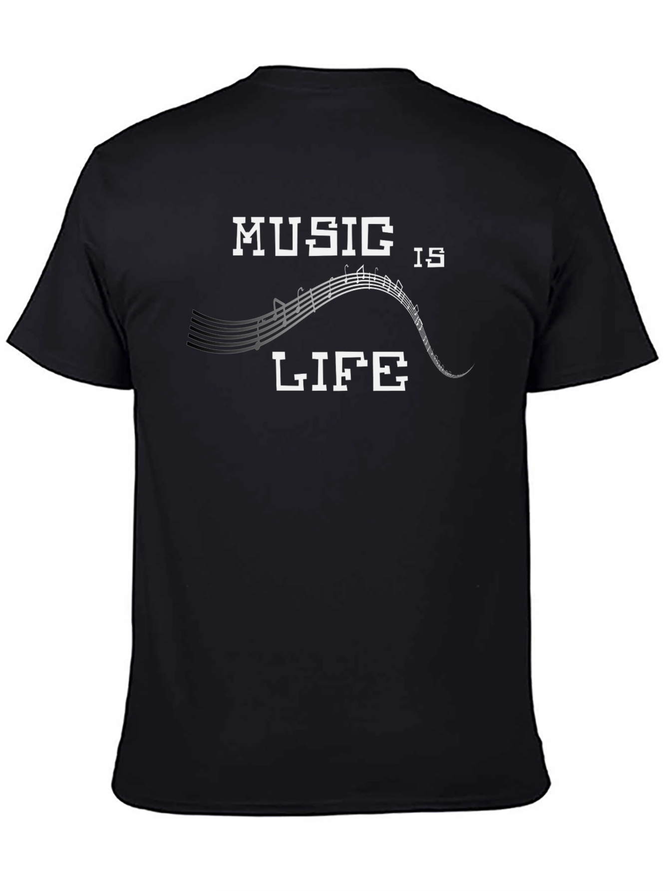 Music is Life Graphic T-Shirt
