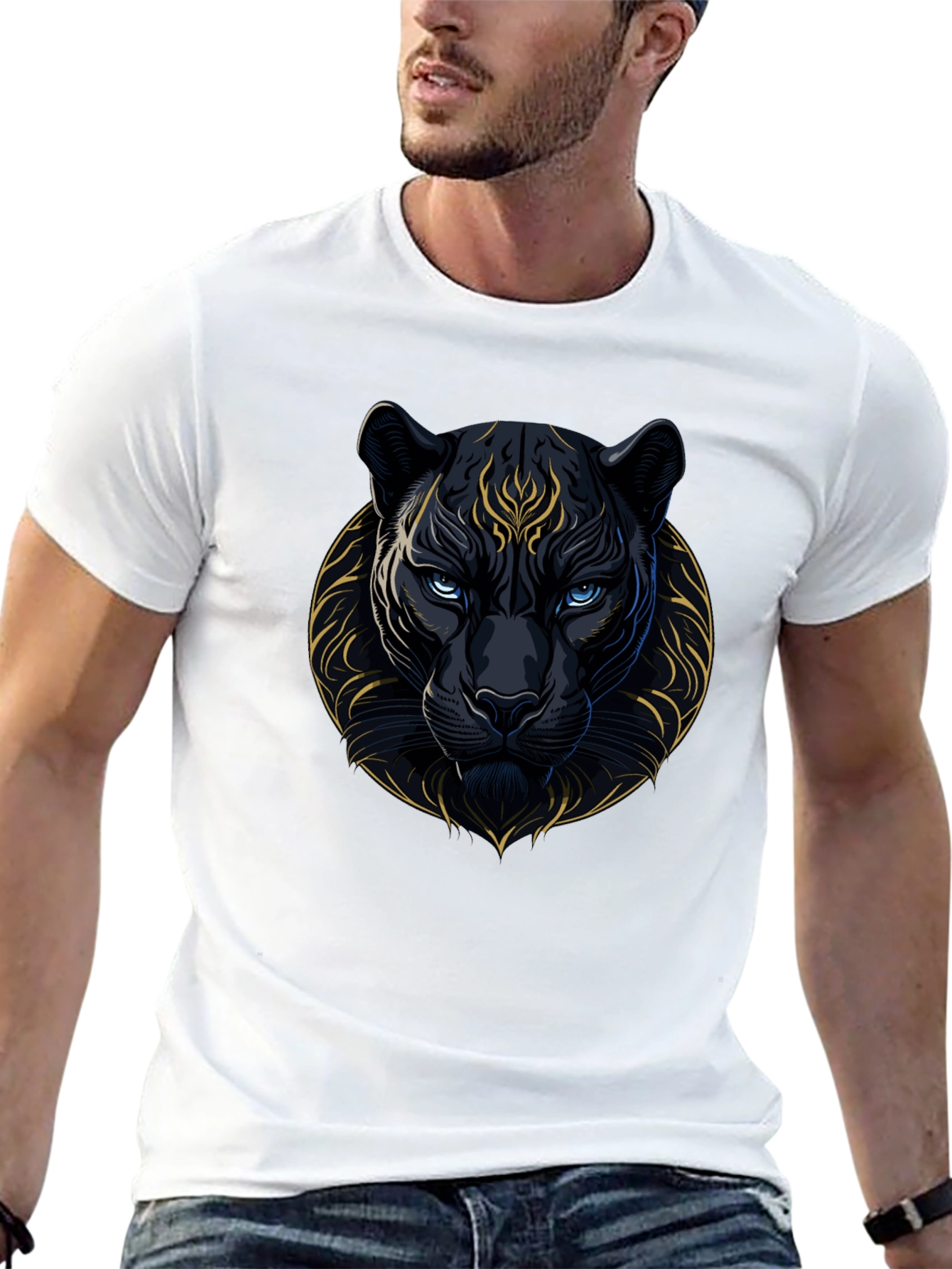Black Panther Graphic Tee - Stylish Mens Shirt