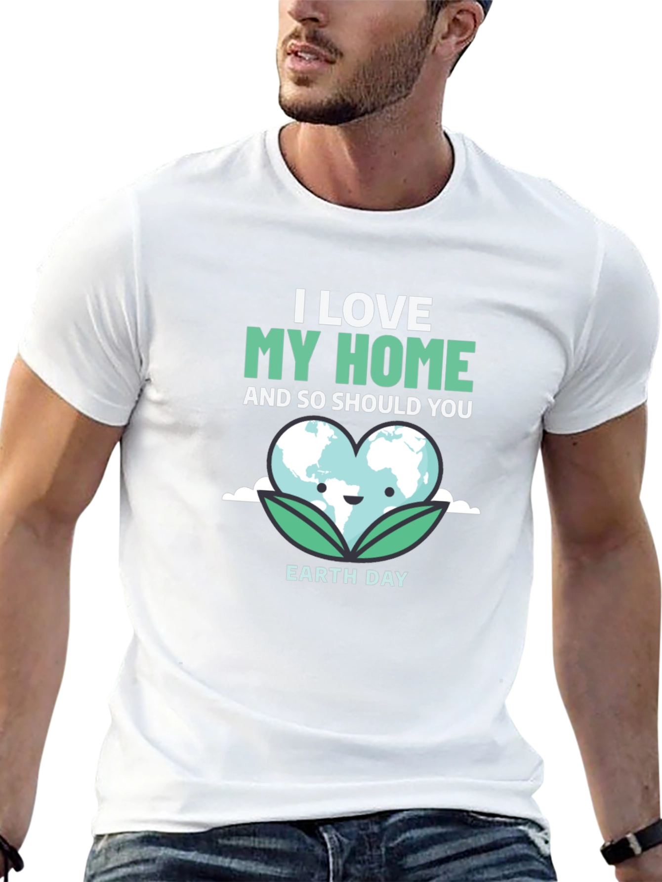 I Love My Home Earth Day T-Shirt