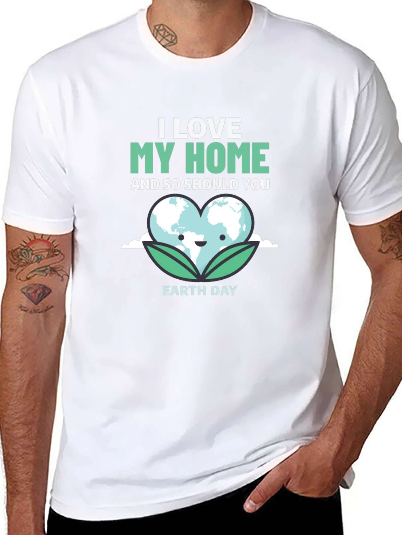I Love My Home Earth Day T-Shirt