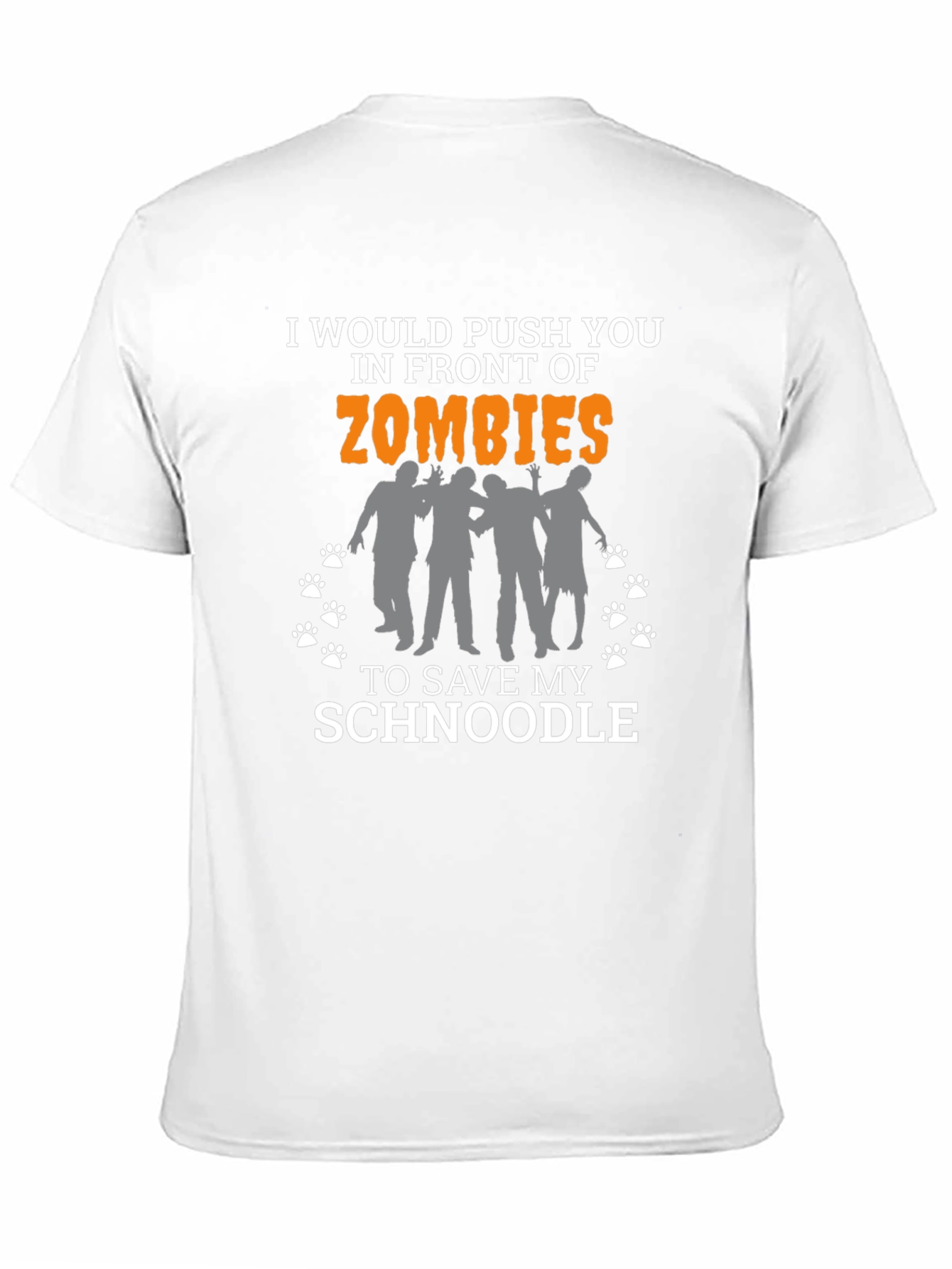 Zombie Schnoodle T-Shirt - Funny Dog Lover Tee