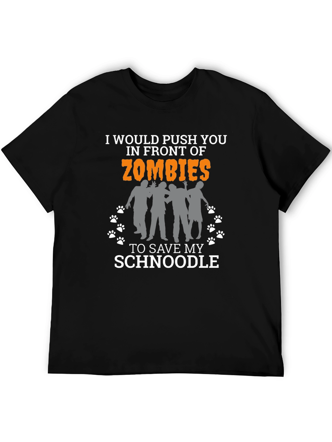 Zombie Schnoodle T-Shirt - Funny Dog Lover Tee